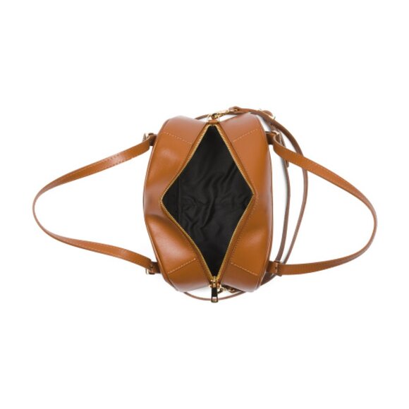 ISADORA Made In Italy Leather East West Satchel With Belted Detail - Picture 3 of 4